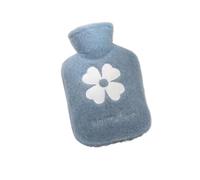 Bolsa De Agua Caliente Botella de agua caliente for calentar las manos, botella invierno for niñas, portátil, for la cintura, for cama, 500/1000 ml(500ml blue)