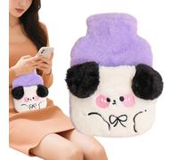 Bolsa de Agua Caliente Calentador con Cubierta de Peluche de Animales de