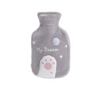 Bolsa de agua caliente calentador de manos de peluche dibujos animados lindo unicornio gato conejo flamenco suministro calor 350ml (U)