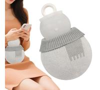 Bolsa de agua caliente - Calentador de manos de silicona de muñeco de nieve de 320 ml con tapa, calentador de manos | Comodidad de invierno en clima frío, bolsa de agua caliente para el hogar, viajes