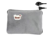 Bolsa De Agua Caliente | Calentador De Manos Eléctrico Para Invierno Y Clima Frío | Botella De Agua Caliente Con Funda De Peluche - Para Calambres Menstruales Músculos Cuello Piernas Cintura Vientre C