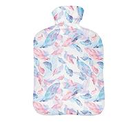 Bolsa de agua caliente caucho forro polar 2 litros Botella De Agua De Gran Capacidad Una botella con un colorido suéter primavera [092]