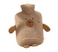 Bolsa De Agua Caliente - Cojín De Dibujos Animados Anti-Fuga De 1 L, Bolsa Caliente Suave Reutilizable, Alivio Cómodo De La Incomodidad | Alivio Del Frío Invierno, Piernas, Manos, Hombros, Cuello