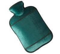 Bolsa de agua caliente con bolsillo for las manos, 2 l, calentador de manos for compresas calientes, alivio del dolor, funda de tela desmontable, terapias de frío y calor.(Green-2000mL)