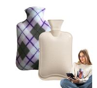 Bolsa De Agua Caliente Con De Felpa Calentador Rellenable De 2 Litros | De Felpa De Invierno para Acampar Escuela Estudiantes Adolescentes Chicas Mujeres Entusiastas del Aire Libre