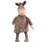 Bolsa de agua caliente con diseño de caballo Wendy, 0,8 litros, acolchada, cremallera