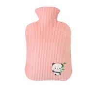 Bolsa de agua caliente con diseño de dibujos animados, bolsa de agua caliente de felpa, relleno de agua caliente, mantiene el calor, a prueba de frío, paquete de calor para niños