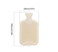 Bolsa De Agua Caliente Con Funda 1800ml Cute 2 bolas Cubierta de felpa Botella de agua caliente Bolsa de agua caliente Anti-Scald Water-Relling Hand Warmer for Dormitory Office Home (Color : B)