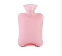 Bolsa De Agua Caliente Con Funda 2 piezas de botella de agua caliente Botella color sólido grueso de caucho de silicona caliente el agua de riego calentadores de mano Caliente Caliente palacio bolsa (