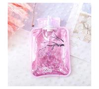 Bolsa De Agua Caliente Con Funda 2pcs Transparente Botella Linda Caliente Agua For Mantener Su Vientre Del Calentador Del Calentador De La Mano De Dibujos Animados Lleno Mini Portátil Bolsa De Agua Ca