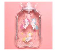 Bolsa De Agua Caliente Con Funda 3pcs Lindo Transparente Caliente Botella De Agua Caliente Del Vientre Del Tesoro De Dibujos Animados Mano Caliente Mini Lleno De Explosión Portátiles Bolsas De Agua Ca