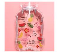 Bolsa De Agua Caliente Con Funda 3pcs Lindo Transparente Caliente Botella De Agua Caliente Del Vientre Del Tesoro De Dibujos Animados Mano Caliente Mini Lleno De Explosión Portátiles Bolsas De Agua Ca