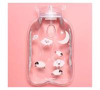 Bolsa De Agua Caliente Con Funda 3pcs Lindo Transparente Caliente Botella De Agua Caliente Del Vientre Del Tesoro De Dibujos Animados Mano Caliente Mini Lleno De Explosión Portátiles Bolsas De Agua Ca