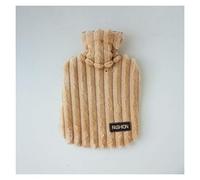 Bolsa De Agua Caliente Con Funda Botella de agua caliente con la cubierta gruesa y el calor superior clásico de goma for un mejor aislamiento eléctrico de calefacción de agua bolsa for el invierno (C