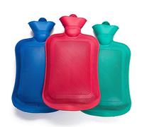 Bolsa De Agua Caliente Con Funda Botella de agua caliente grueso de alta densidad de goma de agua caliente bolsa de mano Calentamiento botellas de agua de invierno Bolsas de agua caliente Botella (Co