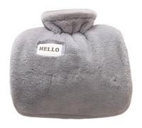 Bolsa de agua caliente con funda, calentador de manos de felpa suave de 1, 2 L, comodidad duradera para calambres, alivio del dolor, uso en invierno, Zuhause Gebrauch