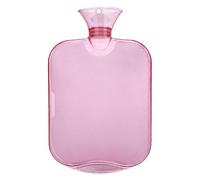 Bolsa De Agua Caliente Con Funda Safe Creative transparente bolsa de agua caliente de alta densidad botella de agua caliente bolsa de viaje Masaje Cuidado de la Salud (Color : Pink)