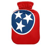 Bolsa de agua caliente con tapa suave, diseño de la bandera del estado de Tennessee (EE.UU.)