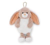 Bolsa de agua caliente Conejo Fjella, 300 ml y 35 cm, marrón, suave muñeco térmico, a partir de 10 meses, animal de peluche con bolsa de agua caliente para niños y personas adultas, 61934