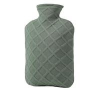 Bolsa de agua caliente de 1,2 l, calentador de cama de agua caliente, retención de calor de 4 a 6 horas con funda para mano, hombro, cuello, piernas, invierno, viajes, camping, escuela, niños