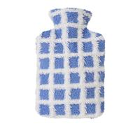 Bolsa de agua caliente de 1 l bolsa de agua caliente bolsa de agua caliente de felpa con funda de felpa suave extraíble y lavable bolsa de agua caliente termo bolsa de agua caliente térmica