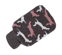 Bolsa de agua caliente de 2 litros, bolsa de agua caliente con cubierta suave, bolsa de agua caliente para calambres menstruales, dolor de cuello y hombros (#6)