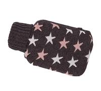 Bolsa de agua caliente de 2 litros, bolsa de agua caliente con cubierta suave, bolsa de agua caliente para calambres menstruales, dolor de cuello y hombros (#2)