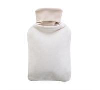 Bolsa de agua caliente de felpa gris, bolsa de agua caliente con inundación, bolso cálido lleno de agua, manos cálidas, tesoro femenino grande/151
