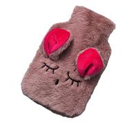 Bolsa de agua caliente de invierno caliente caliente bolsa de agua caliente inundación calentador de manos conejo peluche saco de agua caliente invierno con funda de felpa compresa caliente calentador