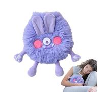 Bolsa de agua caliente de peluche, bolsa de agua caliente de felpa,Bolsa de agua caliente de doble capa para compresa caliente | Linda bolsa de calor de manos de 350 ml para calambres menstruales