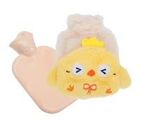 Bolsa de Agua Caliente de Peluche, Calienta Manos, Amarilla | Felpa y Goma, Diseño de Dibujos Animados, Práctica y Decorativa, para Mantener el Calor, Uso Portátil