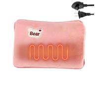 Bolsa de Agua Caliente Eléctrica - Calentador de Manos Eléctrico Recargable,Botella De Agua Caliente Con Funda De Peluche | Para Calambres Menstruales Músculos Hombros Piernas Cintura