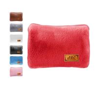 Bolsa de agua caliente eléctrica con forro de felpa suave, 500 W, útil como calentador de manos y calentador de pies. Ideal para reducir dolores musculares, dorsales y menstruales