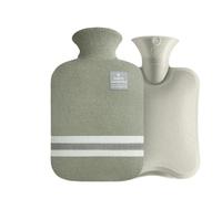 Bolsa de agua caliente for calentar el vientre, las manos y los pies Mantenga a mano la bolsa más para Mujer(900ML Green)