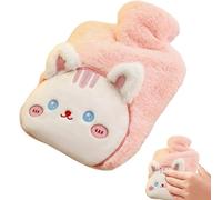 Bolsa de agua caliente genérica | Hand Feet Warmer, Animal Cover Hot Water Bag, Cozy Cold Weather Warmer, Hot Water Bottle With Cute Animal Cover, Comfortable Heating Pad For Relaxation & Targeted