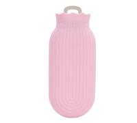 Bolsa de agua caliente multifuncional de silicona con cubierta de punto para oficina en casa 550 ml (TYCIONGh4rc63vd2z-11)