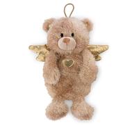 Bolsa de agua caliente Oso ángel de la guarda La La Bearie, 300 ml y 35 cm, marrón, suave muñeco térmico, a partir de 10 meses, peluche en forma de bolsa de agua caliente, para niños y adultos, 61936