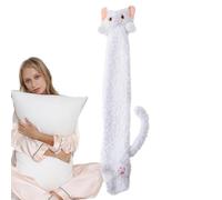 Bolsa de agua caliente Paquete caliente largo, diseño de gato animado,