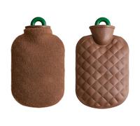 Bolsa De Agua Caliente Para Invierno Con Funda Felpa Calentadores Cama Con Retención Calor Dispositivo Calentar Manos Botella Días Fríos Bolsa Antifugas