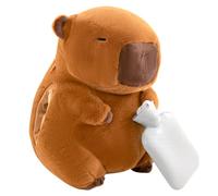 Bolsa de Agua Caliente para Niños, Peluche Capyybara Botellas, Bolsas Agua Caliente Animales para Niños, Desmontable y Lavable Hot Water Bag, Regalos Invierno para Niños y Amigos