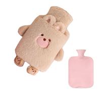 Bolsa De Agua Caliente Peluche Calentador Invierno Forma Animal 1L | Calentador de Cama de Agua Caliente para Pacientes Jugadores Oficina Coche Sofá Cama Trabajo Estudio Viaje