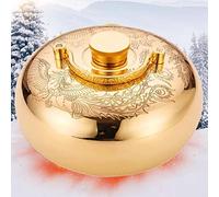 Bolsa de Agua Caliente Portátil Botella de Agua Caliente con Funda para Niños y Adultos, 2 Litre / 3 Litre Hot Water Bottle Grande para aliviar el Dolor (Color : Art Craft, Size : 2.0L)