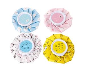 Bolsa de agua caliente redonda pequeña de 450 ml, calentador de calor relajante para invierno