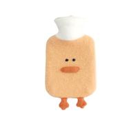 Bolsa De Agua Caliente Suave Agua Caliente De La Felpa Botella Del Invierno Que Llena Bolsa Las Manos Y Estómago Botella Agua Caliente Adultos(Yellow,22x12.8cm)