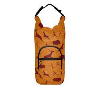 Bolsa de agua con diseño de animales de pintura de roca, botella de agua de varios tamaños, funda aislada, soporte para cinturón para botellas de 20/24/32/40 onzas