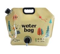 Bolsa de agua, contenedor de agua de gran capacidad para camping, equipo de vejiga resistente al desgaste de alimenticio con gran capacidad para caminar, senderismo, camping, correr