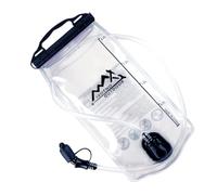 Bolsa de agua para depósito impermeable, 1,5 l/2 l | Cantimplora de carreras de gran volumen para bicicleta de montaña, senderismo, camping, correr, escalada