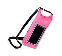 Bolsa de agua para senderismo, bolsa seca impermeable 2 en 1 para teléfono celular, bolsa de natación, bolsa seca para kayak, bolsa seca de 2 L, accesorios para viajes y cruceros para adultos, Pink,