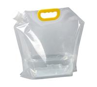 Bolsa de Agua portátil: transportista de hidratación para Acampar, Jarra de Agua Plegable | 17.32x14.17 Pulgadas Contenedor de Senderismo de Servicio Pesado, Paquete de Almacenamiento Reutilizable al
