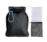 Bolsa de ahorro de jabón, bolsas de ahorro de jabón para lavado corporal, suministros para el cuidado de la piel, impermeables, accesorios de baño para natación, viajes, vacaciones, embalaje, Black